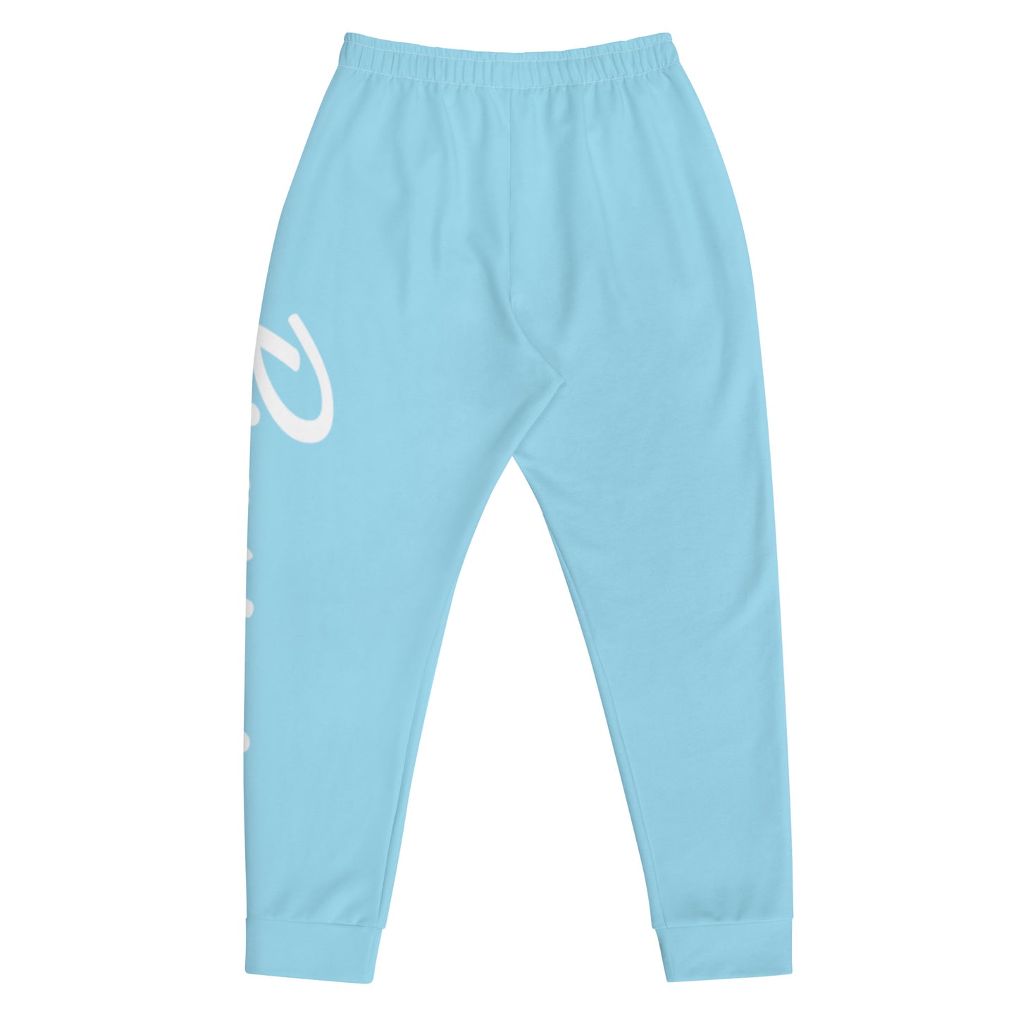 Baby Blue Single Print Jogger Sweatpants