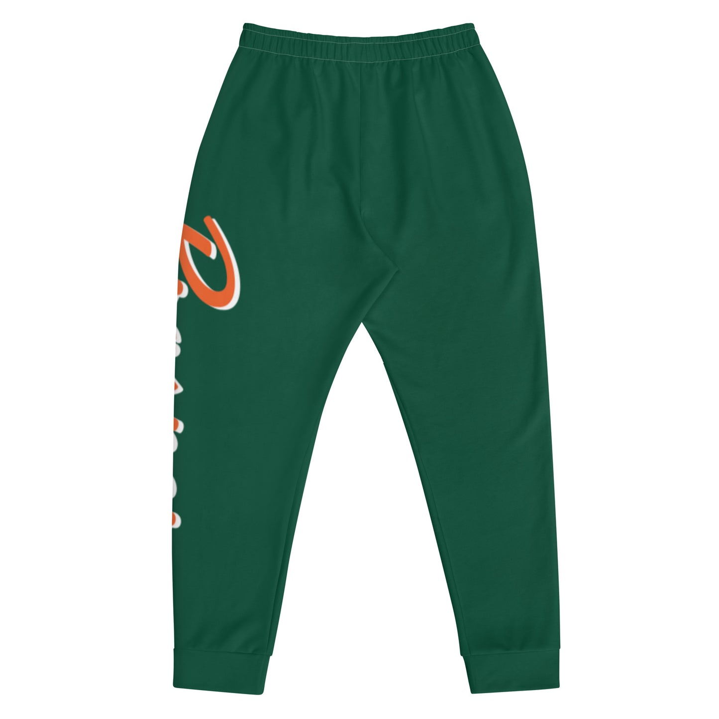 Green Double Print Jogger Sweatpants