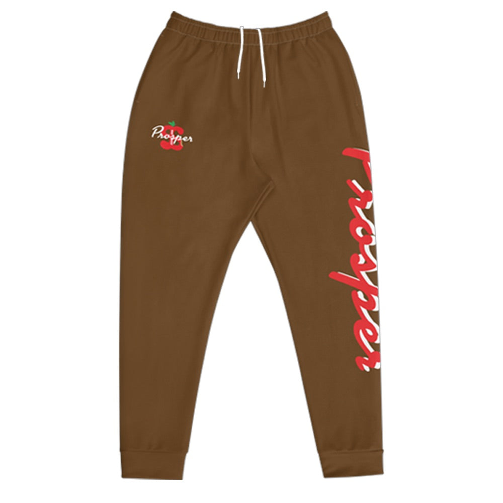 Brown Double Print Jogger Sweatpants – Prosper Apparel Store