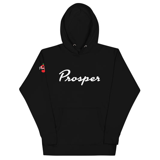 Black Prosper Logo Hoodie