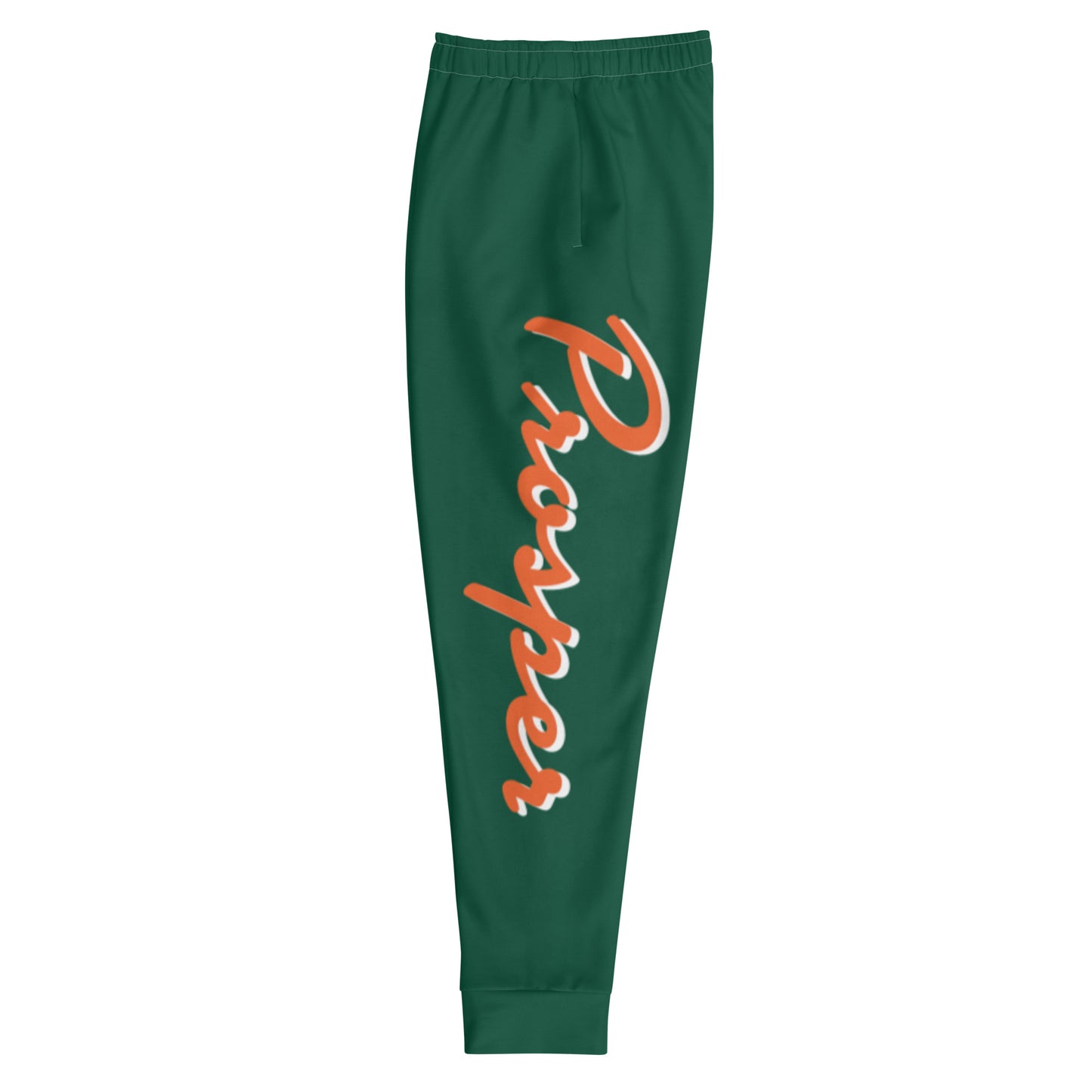 Green Double Print Jogger Sweatpants